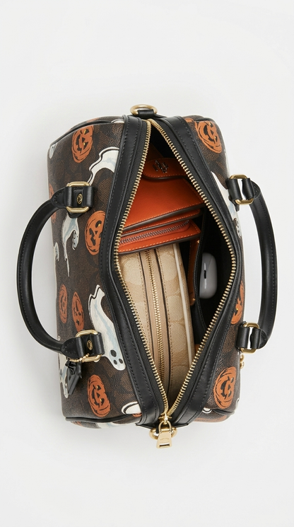 Halloween Ghost & Pumpkin Satchel