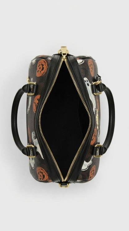 Halloween Ghost & Pumpkin Satchel